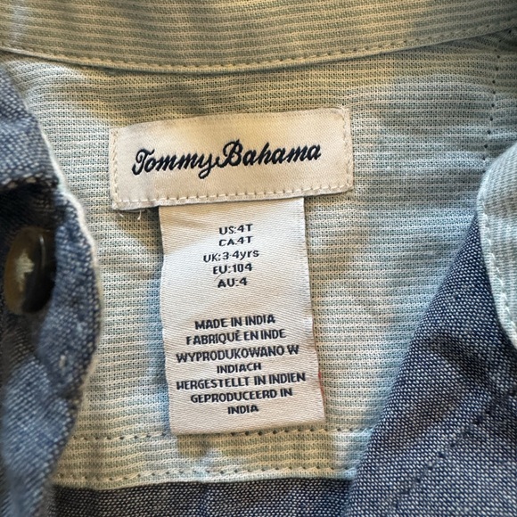 4T Tommy Bahama Button Up - Picture 6 of 6